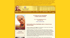Desktop Screenshot of dalailama.org.br